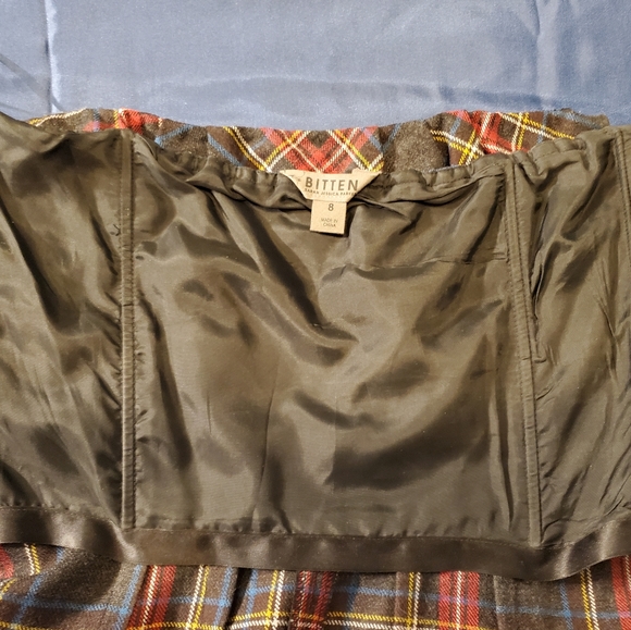 'Bitten' by SJP, plaid, pencil dress - Picture 6 of 7